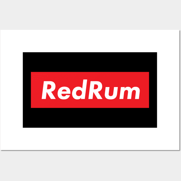 REDRUM Wall Art by WMKDesign